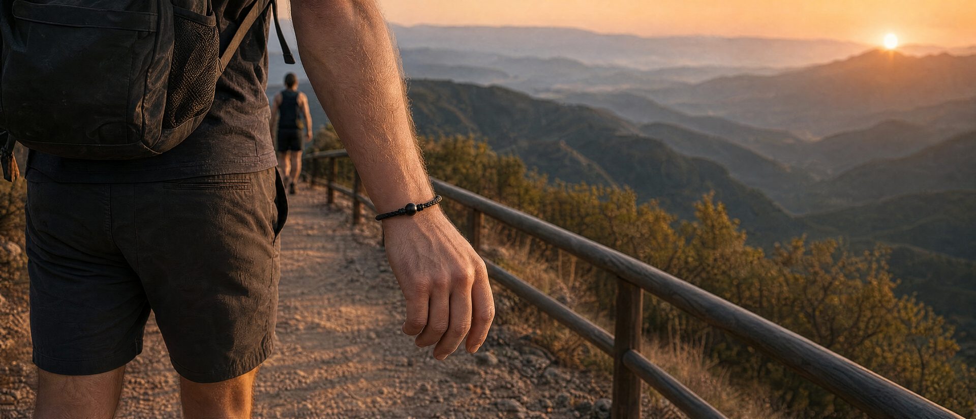 Zinq on a sunset hike